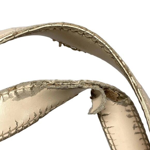 Auth CHANEL New Travel Line Tote MM - Pink White Nylon Leather Tote Bag - Picture 6 of 9